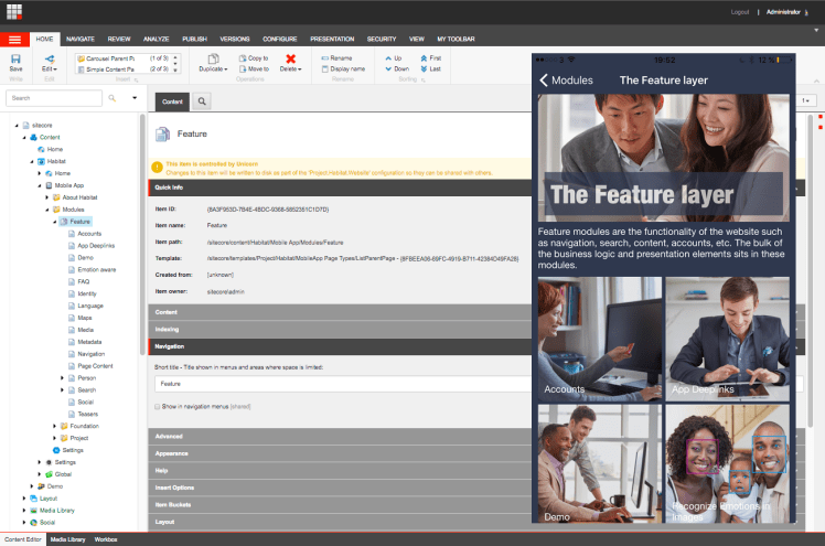 SitecoreListParentpage